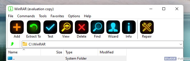 WinRAR Neon Flat theme WinRAR Neon Flat theme