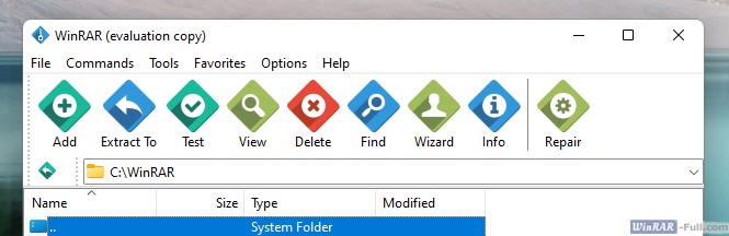 WinRAR Flat Rotate Shadow theme WinRAR Flat Rotate Shadow theme
